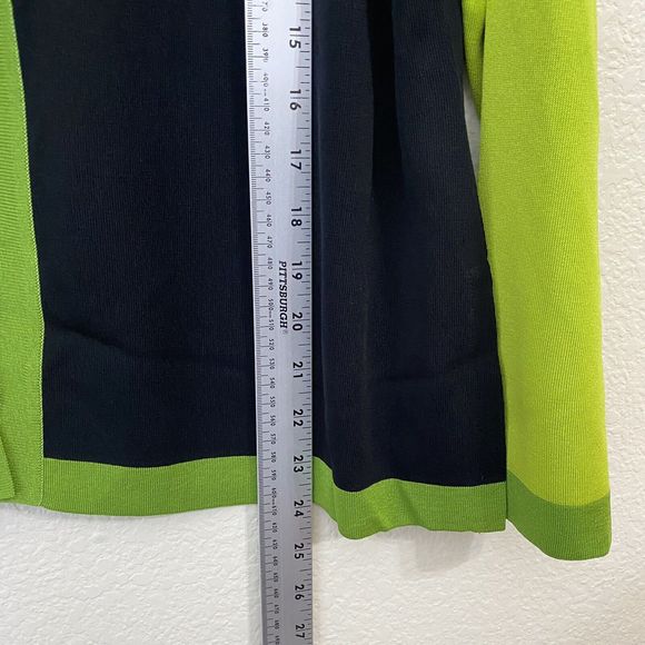 Misook Cardigan Womens Large Petite Knit Green - Picture 5 of 7